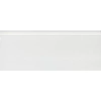 Плинтус Флориан белый матовый обрезной 30x12x1,3