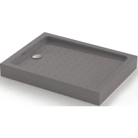 Душевой поддон Veconi Tezeo Acrylic TZ54GR-12090-C5 120x90 см, акриловый, прямоугольный, серый глянец