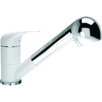 Смеситель для кухни Florentina Сигма 313.14L.1223.201 с выдвижным изливом, хром/жасмин