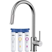 Смеситель для кухни с фильтром Omoikiri Tamura-BN нержавеющая сталь 4994334 + H851P00