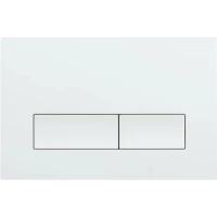 Кнопка смыва Veconi Flush V1 FLV1-W для инсталляции, белый глянец
