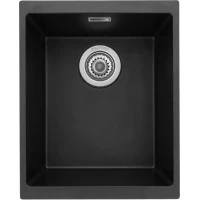 Кухонная мойка PEZARO PZG.340.400-77.DEEPBLACK 37x46 см, черный