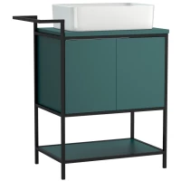 Тумба зеленый/черный 80 см Cersanit Botanique A63014