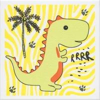 Керамическая плитка Kerama Marazzi Декор Динозаврики 1 матовый 20x20x6,9 OP\A226\5009