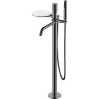 Смеситель напольный для ванны Boheme Stick Touch 129-SGM.2 графит глянец
