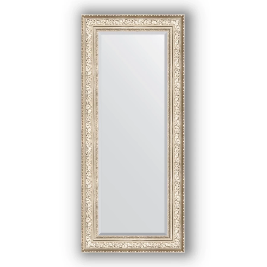 Зеркало 65x150 см  виньетка серебро Evoform Exclusive BY 3556