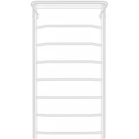 Полотенцесушитель водяной Secado Агата 1СП 4603777483234 1000x532, белый матовый