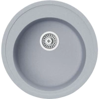 Кухонная мойка TopZero Eva 510-49 Titan 51x51 см, серый металлик