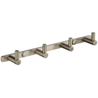 Планка с крючками Kaiser H0024 для ванны, бронза