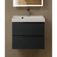 Тумба под раковину AQUAme S3 AQM900360GM 58,6 см, подвесная, антрацит матовый