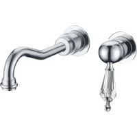 Смеситель для раковины Boheme Brillante Ripresa 347 встраиваемый, хром