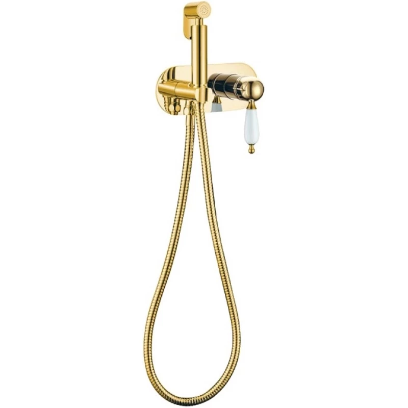 Гигиенический душ Boheme Imperiale 425 со смесителем, золотой