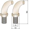 Крепеж для вертикального монтажа смесителя (пара) Boheme Brillante 618 - 2