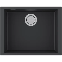 Кухонная мойка Paulmark Acrystone Neo Classic Anthracite PM965644-AN 56x43,5 см, антрацит