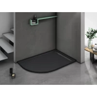 Душевой поддон из литьевого мрамора 120x80 см WeltWasser WW TRR 12080 STONE-BL R 10000004388