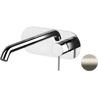 Смеситель для раковины Remer X Style X15LWBXV встраиваемый, без донного клапана, нержавеющая сталь