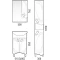 Зеркальный шкаф 50x74 см белый глянец Corozo Лидер SD-00000293 - 4