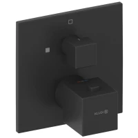 Термостат для душа Kludi Decus 548853975 встраиваемый, черный матовый