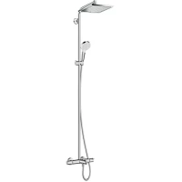 Душевая система для ванны с термостатом Hansgrohe Crometta E 240 1jet Showerpipe  27298000