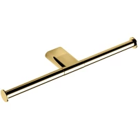 Держатель туалетной бумаги Colombo Design Mini B4090.OM двойной, золотой матовый