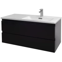 Тумба черный глянец 99,8 см Jacob Delafon Madeleine EB2055-J52