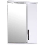Изображение товара зеркальный шкаф 51,2x75 см белый asb-mebel мессина