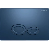 Кнопка смыва Creavit Drop GP2002.05 для инсталляции, базальт матовый