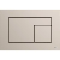 Кнопка смыва Tece TECEvelvet 9240733 для инсталляции, серо-бежевый