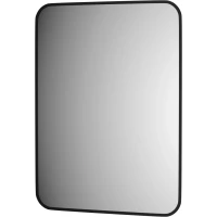 Зеркало Defesto Aura DF 2977 60x80 см, с LED-подсветкой, черный матовый