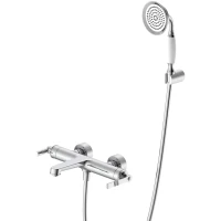 Смеситель для ванны BelBagno Boheme BOHEME-VASM-CRM с душевым гарнитуром, хром