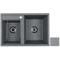 Кухонная мойка Акватон Делия серый 1A723132DE230
