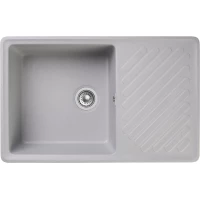Кухонная мойка GranFest Quarz 52 75,3x47,7 см, серый