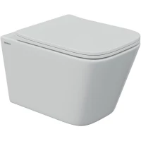 Унитаз подвесной Berges Floe S 082134 безободковый, с сиденьем микролифт, белый