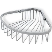 Полка для ванной Stil Haus 875(08) 20x20 см, угловая, хром