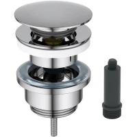 Донный клапан для раковины Timo 8211/00 универсальный, хром