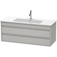 Тумба бетонно-серый матовый 120 см Duravit Ketho KT643100707