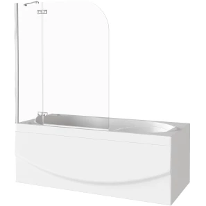 Изображение товара шторка для ванны 100 см good door screen 2h-100-c-ch прозрачное