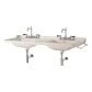 Раковина 150x55 см Kerasan Waldorf 4143K1bi/cr*3