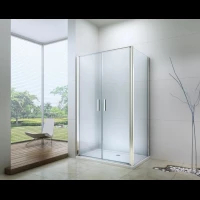 Душевой уголок Berges Legos LS-3 061052 120x90 см, профиль хром, стекло прозрачное