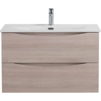 Тумба под раковину BelBagno Marino Rovere Grigio MARINO-CER-N-800-2C-SO-RG-P 79,6 см, подвесная, серый дуб