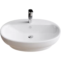 Раковина-чаша Brevita Доппия 0116 62x42 см, накладная, белый