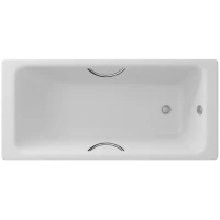 Ванна чугунная Delice Parallel DLR220503R 150x70 см, с ручками, белый