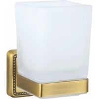 Стакан для зубных щеток Wonzon & Woghand Roma WW-7221 настенный, бронза