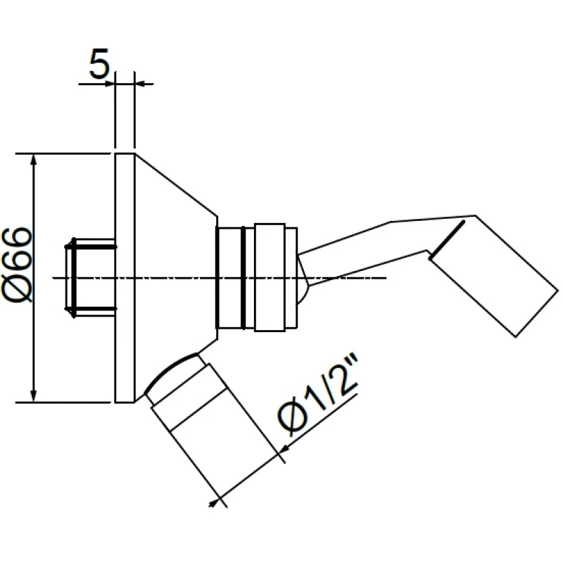 Подключение для душевого шланга с держателем Migliore Ricambi ML.RIC-31.112.DO