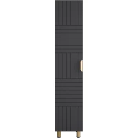 Пенал Brevita Gloster GLOS-05035-48-2Л напольный L, графит матовый