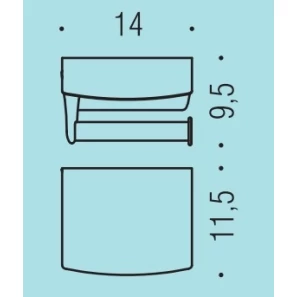 Изображение товара держатель туалетной бумаги  colombo design land b2891