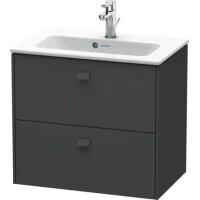 Тумба графит матовый 62 см Duravit Brioso BR411004949