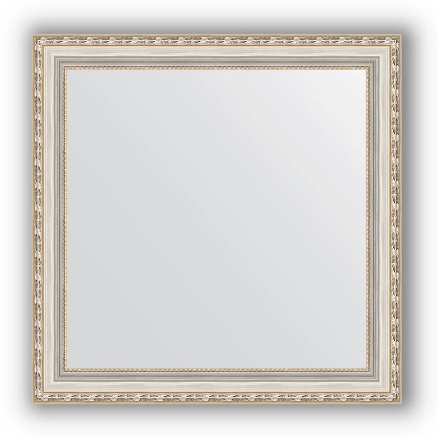 Зеркало 65x65 см версаль серебро Evoform Definite BY 3142 зеркало 65x65 см брашированное серебро evoform octagon by 7429