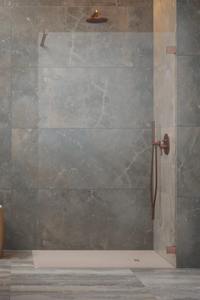 

Неподвижная перегородка Radaway Essenza Pro Brushed Copper Walk-in 135 10103135-93-01 прозрачное