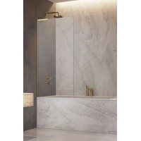 Шторка для ванны Radaway Modo SL Gold PNJ II 90 Left 10316090-09-01L прозрачное